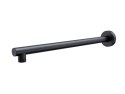 Zestaw prysznicowy Corsan Lugo czarny z deszczownicą 25 cm, baterią termostatyczną i prysznicem