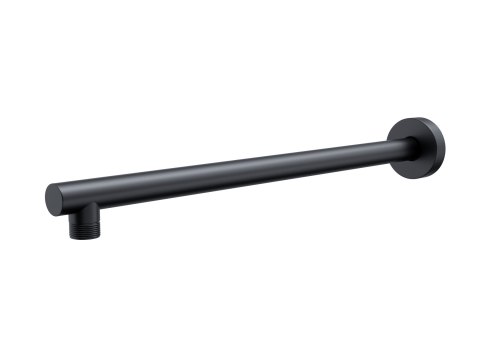 Zestaw prysznicowy Corsan Lugo czarny z deszczownicą 25 cm, baterią termostatyczną i prysznicem