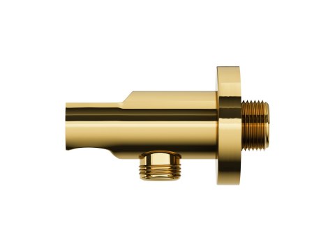 Zestaw prysznicowy podtynkowy Corsan Lugo Termostat Deszczownica 25cm Złoty