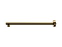 Zestaw prysznicowy podtynkowy Corsan Lugo Termostat Deszczownica 25cm Złoty