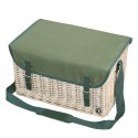 Kosz piknikowy z wyposażeniem stolikiem dla 4 osób CILIO 46 x 29 x 26 cm
