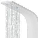 Panel prysznicowy Corsan Alto A017 Termostat Biały Deszczownica LED