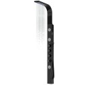 Panel prysznicowy Corsan SNAKE Mieszacz Czarna stal Deszczownica LED