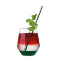 Stalowe słomki do napojów ze szczoteczką do czyszczenia CILIO 6 sztuk 22,5 cm