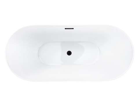 Wanna wolnostojąca Corsan NAUTI 170 x 77 cm Korek klik-klak Grafit / GunMetal