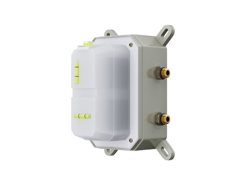 Zestaw prysznicowy Corsan Ango chrom z deszczownicą LED, baterią termostatyczną, słuchawką i wylewką