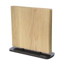 Blok na noże magnetyczny na 10 noży ZASSENHAUS 28 x 9 x 26,5 cm dąb