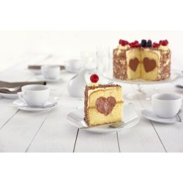 Forma na tort z sercem LURCH 2 elementy silikon śred. 21 cm
