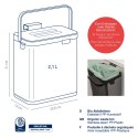 Kosz na odpady organiczne KELA 2,1 L 20,5 x 13 x 21 cm