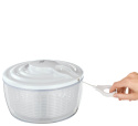 Suszarka do sałaty KUCHENPROFI Wave 3,25 L średnica 24 × 16 cm biała