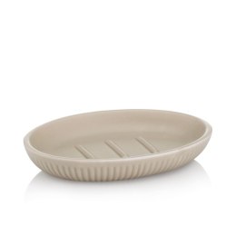 Mydelniczka ceramiczna KELA 13,5 x 9,5 x 2 cm beżowa