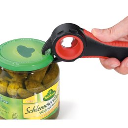 Otwieracz wielofunkcyjny 5 w 1, 14 cm, czerwony