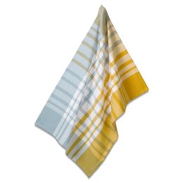 Ściereczka kuchenna KELA 100% bawełna 70 x 50 cm żółto błękitna krata