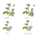 Sztućce dla dzieci CILIO dinozaury 4 elementy dino