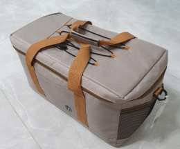 Torba termiczna piknikowa CILIO 46 x 23 x 26 CM 25 L jasny szary