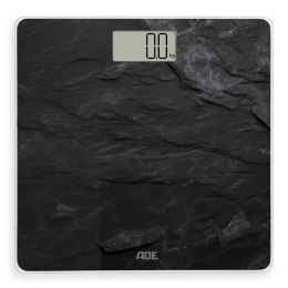 Waga łazienkowa do 180 kg ADE 30 x 30 cm łupkowy wzór czarna