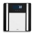 Waga łazienkowa z analizą masy ciała do 180 kg ADE 30 x 30 cm czarna