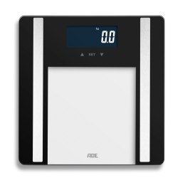 Waga łazienkowa z analizą masy ciała do 180 kg ADE 30 x 30 cm czarna