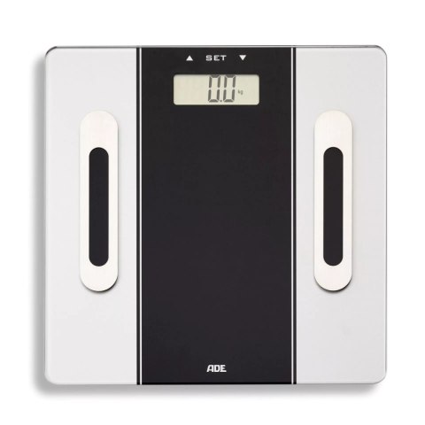 Waga łazienkowa z analizą masy ciała ADE do 180 KG 30 x 30 cm czarna