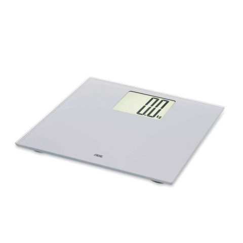 Waga łazienkowa z dużym wyświetlaczem ADE do 200 KG 30 x 30 cm srebrna