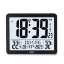Zegar elektroniczn z kalendarzem termometrem higrometrem budzikiem ADE 17,5 x 14 x 2,5 cm