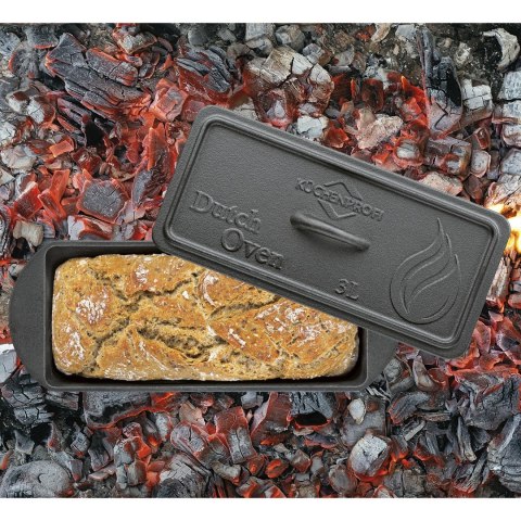 Żeliwna forma do pieczenia, 28 x 12 x 10,5 cm, 3,0 l