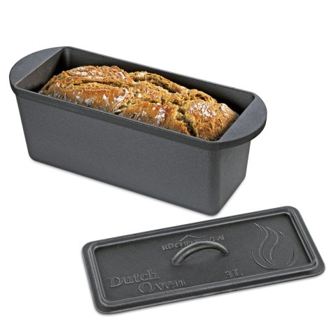 Żeliwna forma do pieczenia, 28 x 12 x 10,5 cm, 3,0 l