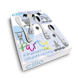 Zestaw 4 sztućców dla dzieci CILIO PARTY