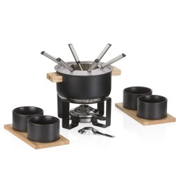 Zestaw do fondue dla 6 osób KELA 16 elementów 1,6 L śred. 18 x 19 cm