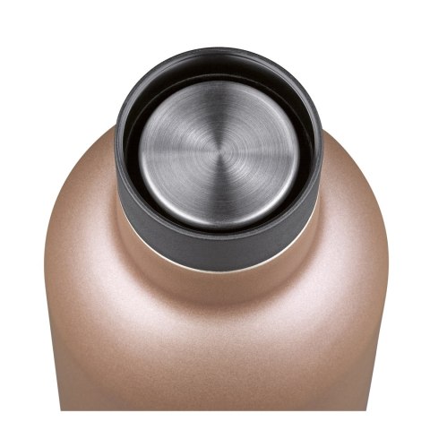 Butelka termiczna, stal nierdzewna, 0,45 l, śred. 7 x 23 cm, różowe złoto