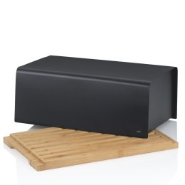 Chlebak, metal/bambus, 38 x 23 x 16 cm