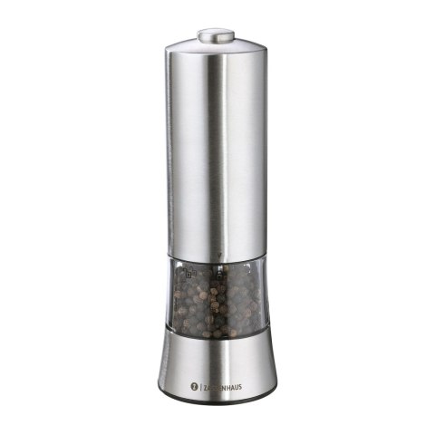 Elektryczny młynek do pieprzu, ładowany przez USB, stal nierdzewna, śred. 6 x 18 cm
