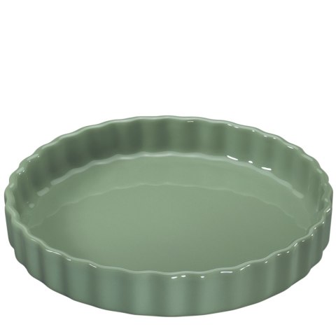 Forma do tarty, ceramika, 27 cm, zielona