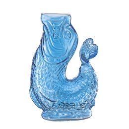 Karafka na wodę 1 L 15,5 x 10 x 23 cm niebieska CILIO ryba
