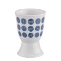 Kieliszek na jajko CILIO porcelana śred. 5 x 7 cm niebieskie kropki