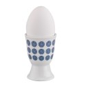 Kieliszek na jajko CILIO porcelana śred. 5 x 7 cm niebieskie kropki