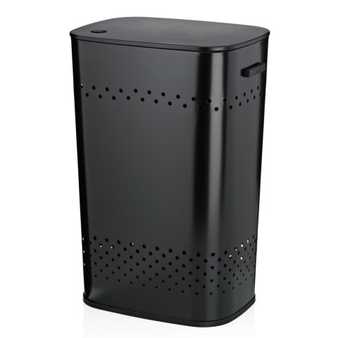 Kosz na pranie KELA metal 60 L 39,5 x 30 x 57,5 cm czarny