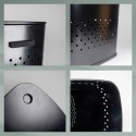 Kosz na pranie KELA metal 60 L 39,5 x 30 x 57,5 cm czarny