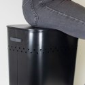 Kosz na pranie KELA metal 60 L 39,5 x 30 x 57,5 cm czarny