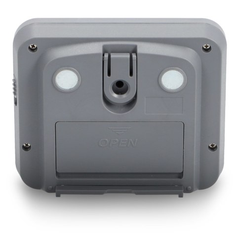 Minutnik elektroniczny, 2 pomiary, do 99 godzin, 9 x 2 x 8 cm, szary