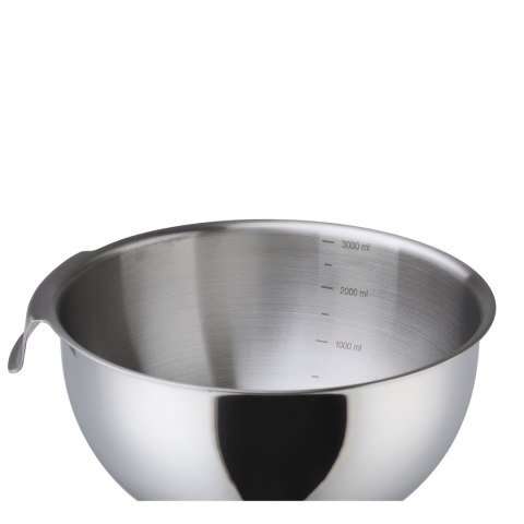 Miska kuchenna z rączką, stal nierdzewna, 3,3 l, śred. 22 x 12 cm