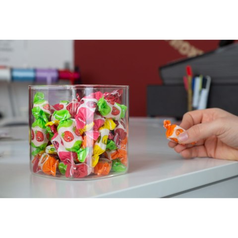 Pojemnik kuchenny, szkło borokrzemowe/stal nierdzewna, 1,9 l, 11 x 11 x 26 cm