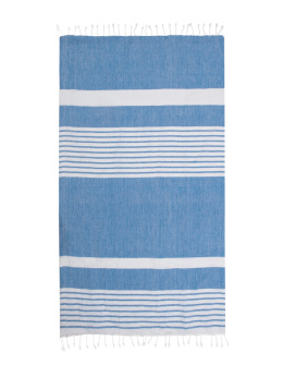 Kocyk koc piknikowy ręcznik plażowy 145 x 250 cm bawełna organiczna
