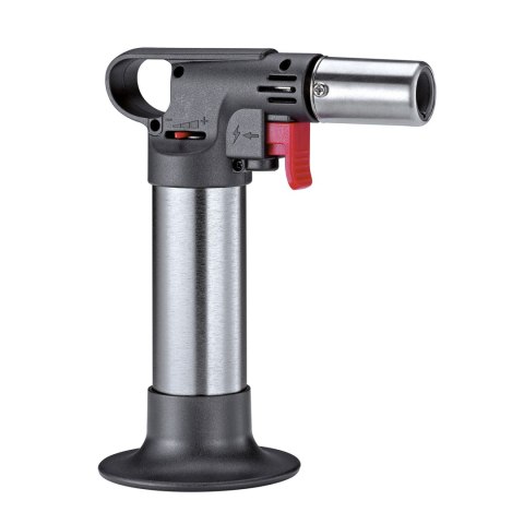 Zestaw do creme brulee, 7 el., palnik + 6 porcelanowych miseczek