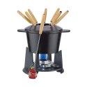 Zestaw do fondue dla 8 osób 12 elementów SPRING żeliwo śred. 16 cm