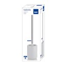 Ceramiczny zestaw do WC, śred. 10,5 cm, wys. 46 cm, biały