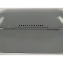 Chlebak metalowy, 44x21,5 cm, szary