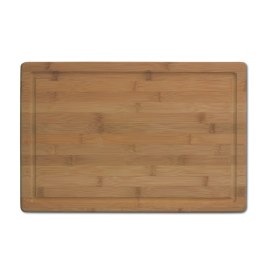 Deska do krojenia, bambus, 45,5x30,5 cm, ciemna