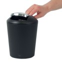 Kosz na śmieci łazienkowy, 1,7 l, czarny