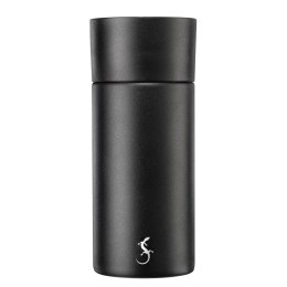 Kubek termiczny, jednoręczny, stalowy, 0,3 l, czarny